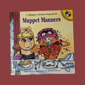 Muppet Manners A Muppet Lift-the-Flap Book Vintage 90s